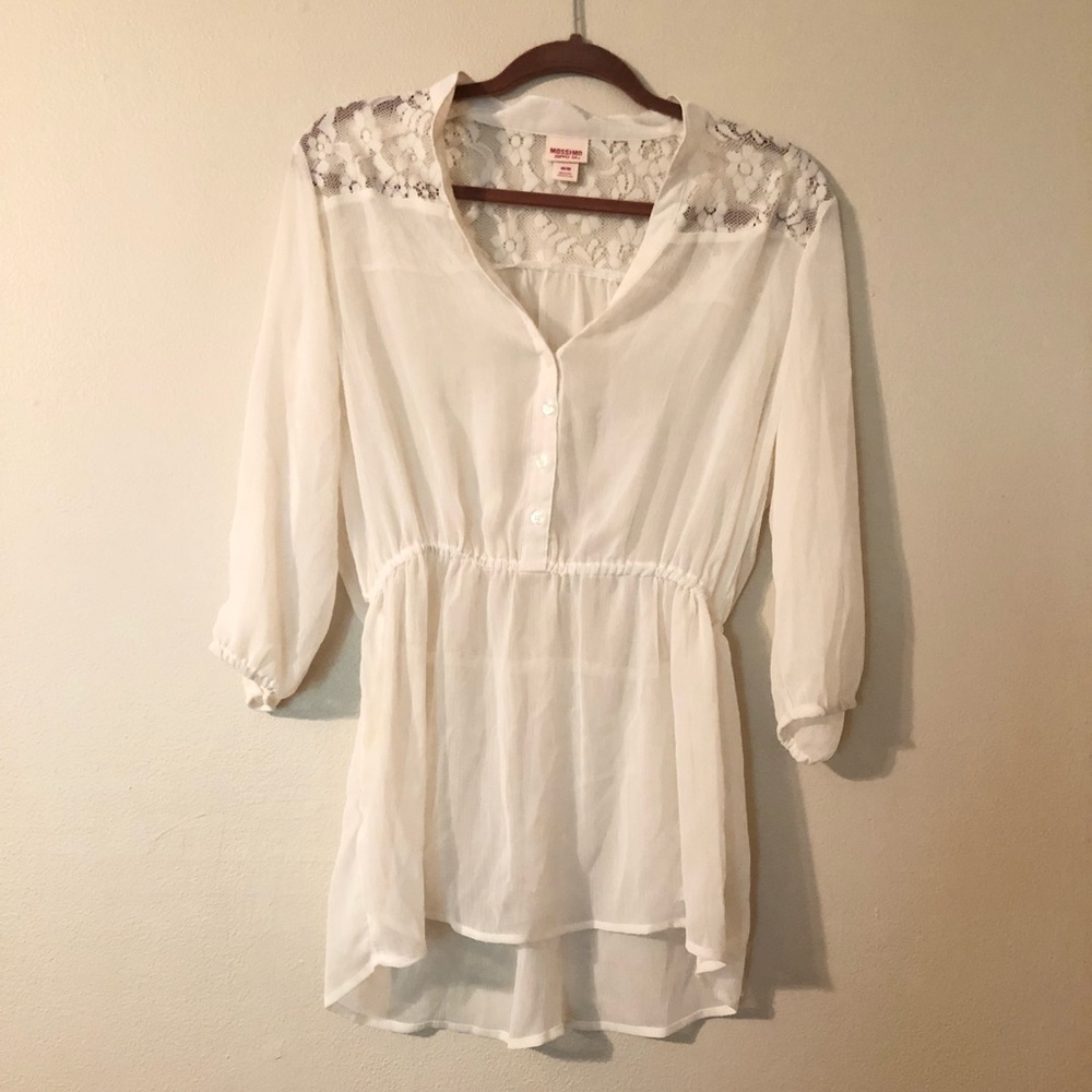 White Mossimo Top